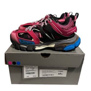 Balenciaga Track Sneakers Platform Pink Blue IT36 W36 Women Trainers Runners